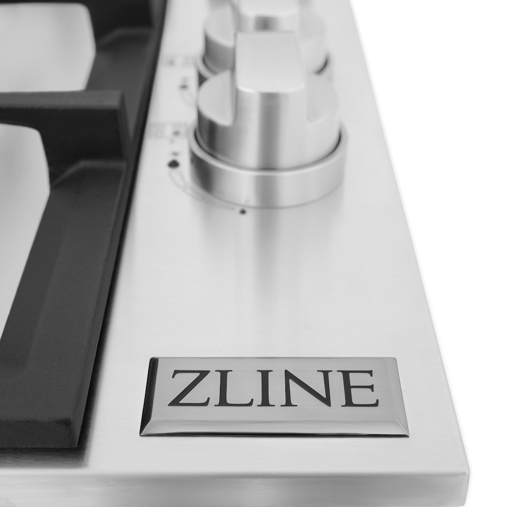ZLINE 30 in. Gas Cooktop with 4 Gas Brass Burners (RC-BR-30)