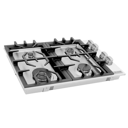ZLINE 30 in. Gas Cooktop with 4 Gas Burners, Open Box-Good Condition