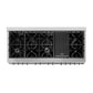 ZLINE 60 in. 7.4 cu. ft. Legacy Dual Fuel Range with 9 Burner Gas Cooktop and 2 Electric Convection Ovens in Stainless Steel, Open Box-Good Condition