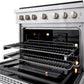 ZLINE 36 in. 5.2 cu. ft. Paramount Dual Fuel Range with 6 Burner DuoPro™ Cooktop and Electric Convection Oven in Stainless Steel, Open Box-Good Condition