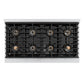 ZLINE 48 in. 6.7 cu. ft. Paramount Dual Fuel Range with 8 Burner DuoPro™ Cooktop and Dual Ovens in Stainless Steel, Open Box-Great Condition