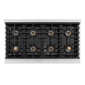 ZLINE 48 in. 6.7 cu. ft. Paramount Dual Fuel Range with 8 Burner DuoPro™ Cooktop and Dual Ovens in Stainless Steel, Open Box-Great Condition