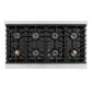 ZLINE 48 in. 6.7 cu. ft. Paramount Dual Fuel Range with 8 Burner DuoPro™ Cooktop and Dual Ovens in Stainless Steel, Open Box-Good Condition