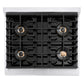 ZLINE Autograph Edition 30 in. 4.2 cu. ft. Paramount Dual Fuel Range with 4 Burner DuoPro™ Cooktop and Electric Convection Oven in Stainless Steel with Polished Gold Accents, Open Box-Good Condition