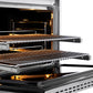 ZLINE Autograph Edition 36 in. 5.2 cu. ft. Paramount Dual Fuel Range with 6 Burner DuoPro™ Cooktop and Electric Convection Oven in Stainless Steel and Champagne Bronze Accents, Open Box-Good Condition