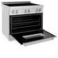ZLINE 36 in. 4.6 cu. ft. Legacy Induction Range with 5 Element Cooktop and Electric Oven in Stainless Steel with Satin Stainless Steel, Open Box-Good Condition