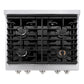 ZLINE 30 in. 4.2 cu. ft. Paramount Dual Fuel Range with 4 Burner Gas Cooktop and Electric Convection Oven in Stainless Steel, Open Box-Good Condition