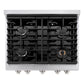 ZLINE 30 in. 4.2 cu. ft. Paramount Dual Fuel Range with 4 Burner Gas Cooktop and Electric Convection Oven in Stainless Steel, Open Box-Great Condition