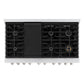 ZLINE 48 in. 6.7 cu. ft. Paramount Double Oven Dual Fuel Range with 8 Burner Gas Cooktop in Stainless Steel, Open Box-Good Condition