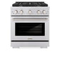 ZLINE 30 in. 4.2 cu. ft. Paramount Gas Range with 4 Burner Cooktop and Convection Gas Oven in Stainless Steel, Open Box-Good Condition