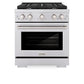 ZLINE 30 in. 4.2 cu. ft. Paramount Gas Range with 4 Burner Cooktop and Convection Gas Oven in Stainless Steel, Open Box-Great Condition