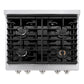 ZLINE 30 in. 4.2 cu. ft. Paramount Gas Range with 4 Burner Cooktop and Convection Gas Oven in Stainless Steel, Open Box-Good Condition