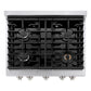 ZLINE 30 in. 4.2 cu. ft. Paramount Gas Range with 4 Burner Cooktop and Convection Gas Oven in Stainless Steel, Open Box-Great Condition
