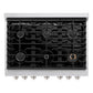 ZLINE 36 in. 5.2 cu. ft. Paramount Gas Range with 6 Burner Cooktop and Convection Gas Oven in Stainless Steel, Open Box-Good Condition