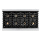 ZLINE 48 in. 6.7 cu. ft. Paramount Gas Range with 8 Burner DuoPro™ Cooktop and Dual Ovens in Stainless Steel, Open Box-Great Condition