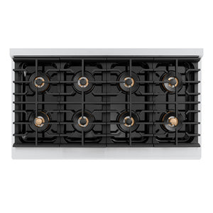 ZLINE 48 in. 6.7 cu. ft. Paramount Gas Range with 8 Burner DuoPro™ Cooktop and Dual Ovens in Stainless Steel, Open Box-Great Condition