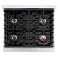 ZLINE Autograph Edition 30 in. 4.2 cu. ft. Paramount Gas Range with 4 Burner DuoPro™ Cooktop and Convection Gas Oven in Stainless Steel with White Matte Door and Matte Black Accents, Open Box-Good Condition
