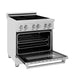 ZLINE 30 in. 4.0 cu. ft. Legacy Induction Range with 4 Element Cooktop and Electric Convection Oven in Stainless Steel, Open Box-Good Condition