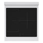 ZLINE 24 in. 3.2 cu. ft. Paramount Induction Range with 3 Element Cooktop and Electric Convection Oven in Stainless Steel, Open Box-Good Condition
