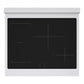 ZLINE 30 in. 4.2 cu. ft. Paramount Induction Range with 4 Element Cooktop and Electric Convection Oven in Stainless Steel, Open Box-Great Condition