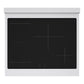 ZLINE Autograph Edition 30 in. 4.2 cu. ft. Paramount Induction Range with 4 Element Cooktop and Electric Convection Oven in Stainless Steel with Champagne Bronze Accents, Open Box-Good Condition