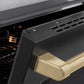 ZLINE Autograph Edition 36 in. 5.2 cu. ft. Paramount Induction Range with 5 Element Cooktop and Electric Convection Oven in Stainless Steel with Black Matte Door and Champagne Bronze Accents, Open Box-Good Condition