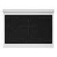 ZLINE Autograph Edition 36 in. 5.2 cu. ft. Paramount Induction Range with 5 Element Cooktop and Electric Convection Oven in Stainless Steel with Black Matte Door and Polished Gold Accents, Open Box-Good Condition