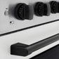 ZLINE Autograph Edition 30 in. 4.2 cu. ft. Paramount Induction Range with 4 Element Cooktop and Electric Convection Oven in Stainless Steel with White Matte Door and Matte Black Accents, Open Box-Good Condition