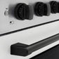 ZLINE Autograph Edition 36 in. 5.2 cu. ft. Paramount Induction Range with 5 Element Cooktop and Electric Convection Oven in Stainless Steel with White Matte Door and Matte Black Accents, Open Box-Great Condition