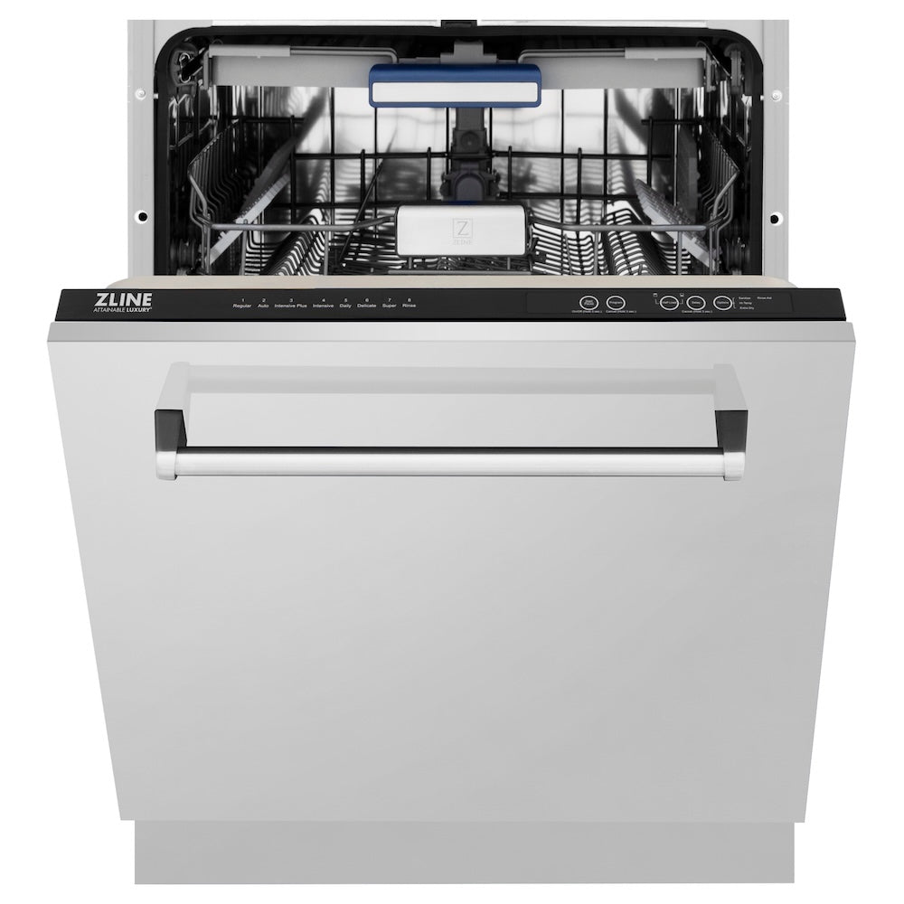 ZLINE 24 in. Tallac Series 3rd Rack Tall Tub Dishwasher in Stainless Steel, 51dBa (DWV-304-24)