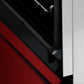 ZLINE 24 in. 2.8 cu. ft. Legacy Induction Range with 4 Element Cooktop and Electric Oven in Stainless Steel and Red Gloss Door, Open Box-Good Condition