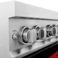 ZLINE 30 in. 4.0 cu. ft. Legacy Induction Range with 4 Element Cooktop and Electric Oven in Stainless Steel and Red Gloss Door, Open Box-Good Condition