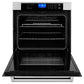 ZLINE 30 in. Professional True Convection Single Wall Oven with Air Fry and Self Clean in Stainless Steel (WAS-30)