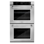 ZLINE 30 in. Professional True Convection Double Wall Oven with Air Fry and Self Clean in Stainless Steel, Open Box-Good Condition