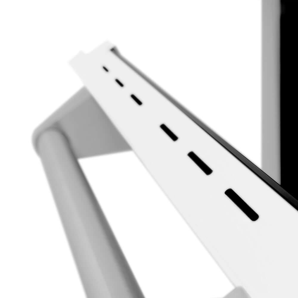 ZLINE 24 in. 2.8 cu. ft. Dual Fuel Range with Gas Stove and Electric Oven in Stainless Steel and White Matte Door (RA-WM-24) 