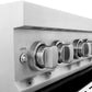 ZLINE 30 in. 4.0 cu. ft. Legacy Induction Range with 4 Element Cooktop and Electric Oven in Stainless Steel and White Matte Door, Open Box-Good Condition