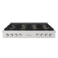 ZLINE 48 in. Paramount Gas Rangetop with 8 Burner DuoPro™ Cooktop in Stainless Steel