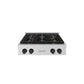 ZLINE Autograph Edition 30 in. Paramount Gas Rangetop with 4 Burner DuoPro™ Cooktop in Stainless Steel and Matte Black Accents, Open Box-Great Condition