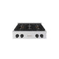 ZLINE Autograph Edition 30 in. Paramount Gas Rangetop with 4 Burner DuoPro™ Cooktop in Stainless Steel and Matte Black Accents, Open Box-Good Condition