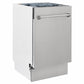ZLINE 18 in. Tallac Series 3rd Rack Dishwasher with Auto Door Open Drying, 51dBa, Stainless Steel Panel (DWV-304-18)