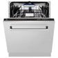ZLINE 24 in. Tallac Series 3rd Rack Dishwasher with Auto Door Open Drying, 51dBa, Stainless Steel Panel (DWV-304-24)