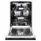 ZLINE 24 in. Tallac Series 3rd Rack Dishwasher with Auto Door Open Drying, 51dBa, Black Matte Panel (DWV-BLM-24)