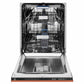 ZLINE 24 in. Tallac Series 3rd Rack Dishwasher with Auto Door Open Drying, 51dBa, Copper Panel (DWV-C-24)