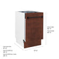 ZLINE 18 in. Tallac Series 3rd Rack Dishwasher with Auto Door Open Drying, 51dBa, Hand-Hammered Copper Panel (DWV-HH-18)