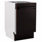 ZLINE 18 in. Tallac Series 3rd Rack Dishwasher with Auto Door Open Drying, 51dBa, Oil-Rubbed Bronze Panel (DWV-ORB-18) side.