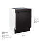 ZLINE 24 in. Tallac Series 3rd Rack Dishwasher with Auto Door Open Drying, 51dBa, Oil-Rubbed Bronze Panel (DWV-ORB-24)
