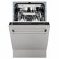 ZLINE 18 in. Tallac Series 3rd Rack Dishwasher with Auto Door Open Drying, 51dBa, Satin Stainless Steel Panel (DWV-SN-18)