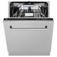 ZLINE 24 in. Tallac Series 3rd Rack Dishwasher with Auto Door Open Drying, 51dBa, Satin Stainless Steel Panel (DWV-SN-24)