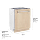ZLINE 24 in. Tallac Series 3rd Rack Dishwasher with Auto Door Open Drying, 51dBa, Unfinished Wood Panel (DWV-UF-24)