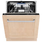ZLINE 24 in. Tallac Series 3rd Rack Dishwasher with Auto Door Open Drying, 51dBa, Unfinished Wood Panel (DWV-UF-24)